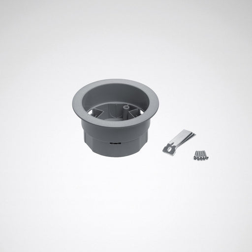 Trilux - Mechanisches Zubehör/Ersatzteile für Leuchten Punktauslass Einbaubox #7943400 silbergrau