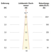 EVN Lichttechnik - Downlight/Strahler/Flutlicht LED-Fluter RGB LF65361599 0,5 Zuleit. anthr