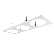 LTS Licht&Leuchten - Mechanisches Zubehör/Ersatzteile für Leuchten Einbaurahmen SCER 6.300 ws Scene 6-System 3-flg