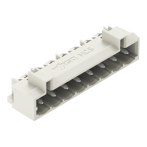 WAGO - Leiterplattensteckverbinder THT-Stiftleiste Lötstift 721-438/001-000 1,0x1,0,abgew.,lgr − 100 Stück
