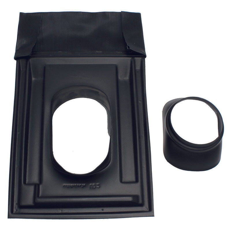 Vaillant - Dachdurchführungsziegel Universal-Dachpfanne 0020095568 (25-45 Gr) schwarz