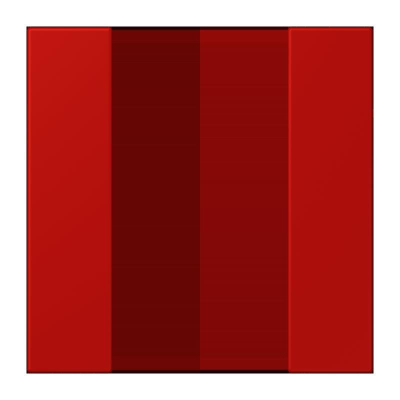 Jung - Abdeckung/Bedienelement für Installationsschalterprogramme Tastensatz 1fach LC 501 TSA 227 rouge vermillon 31