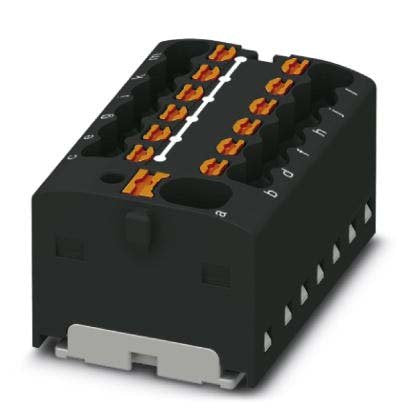 Phoenix Contact - Durchgangs-Reihenklemme Verteilerblock PTFIX 4/12X1,5 BK − 20 Stück