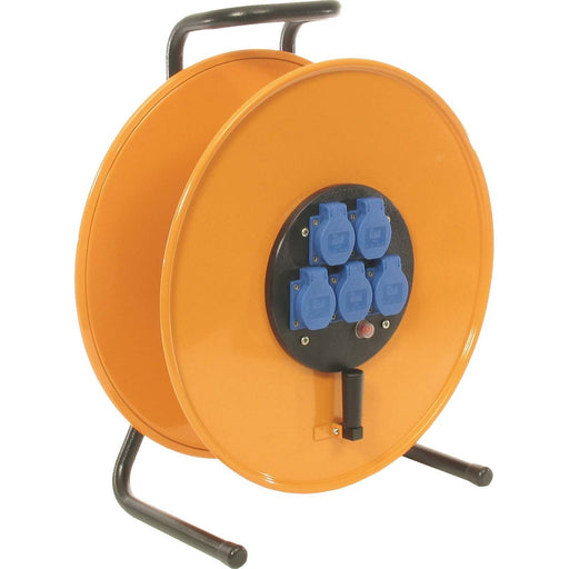 Schill - Kabeltrommel Stahlblech-Kabeltrommel HT 480.MD5 m. Steckd. oh. Kabel
