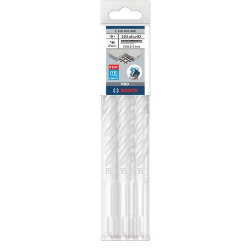 Bosch - Bohrer PRO SDS plus-5X 2608833909VE(10) Hammerbohrer 16 x