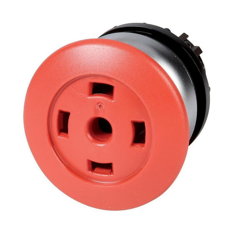 Eaton - Frontelement für Pilztaster Pilzdrucktaste M22-DRP-R-X rot,rast.,o.Schild − 5 Stück