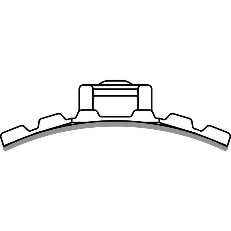 HellermannTyton - Befestigungssockel und -element für Kabelbinder Flexibler Klebesockel FMB4APT-A-PA66HS-WH weiß 28,0x28,0 − 100 Stück