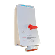 Walther Werke - CEE-Steckdose abschaltbar, abgesichert (IEC 60309) Wandsteckdose 63A AJ169 5P 400V 6h IP67