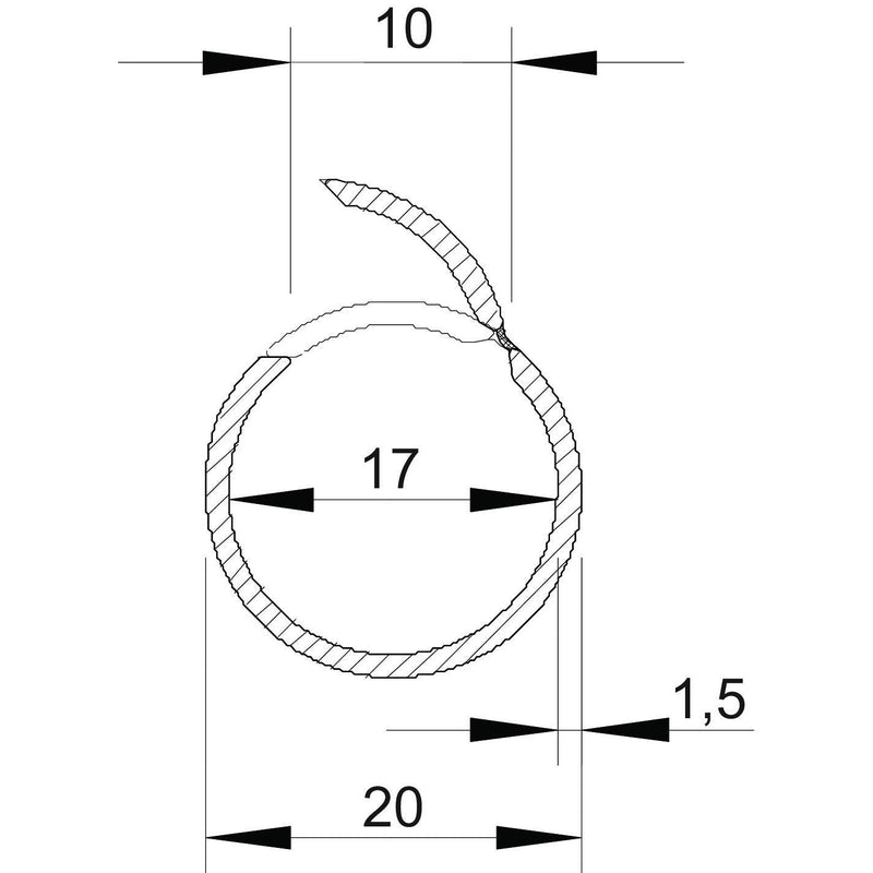 OBO Bettermann - Elektro-Installationsrohr Kunststoff Quick-Pipe-Set 2954 M20 LGR 40m +120 Schellen