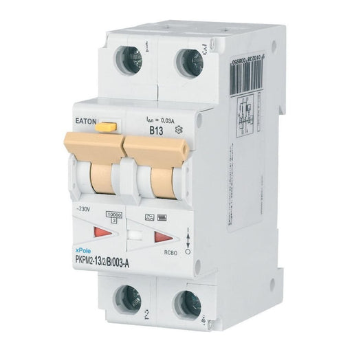 Eaton - Kombination FI-Schalter/Leitungsschutzschalter FI/LS-Schalter PKPM2-13/2/B/003-A 13A, 30mA, A
