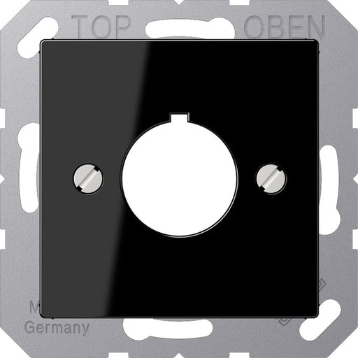 Jung - Einsatz/Abdeckung für Kommunikationstechnik Abdeckung sw A 564 SW für Befehlsgeräte