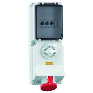 Bals Elektrotech - CEE-Steckdose abschaltbar, abgesichert (IEC 60309) Wandsteckdose abschaltbar 1799 verriegelt abgesich