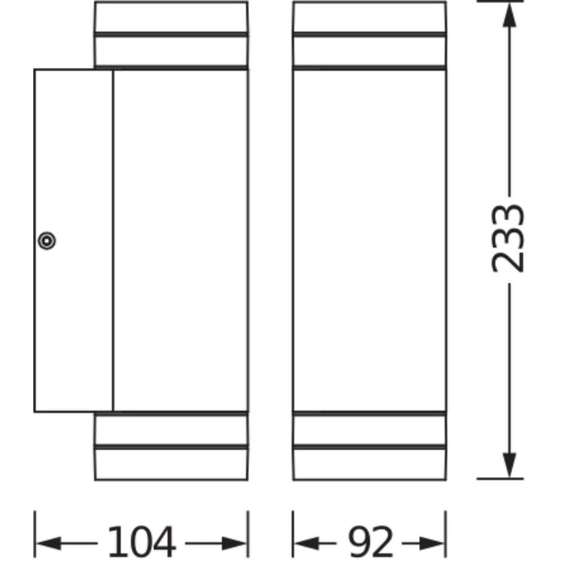 Ledvance - Decken-/Wandleuchte Wandleuchte GU10 ENDURA#4058075554559