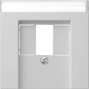 Gira - Einsatz/Abdeckung für Kommunikationstechnik Abdeckung 0876015 BSF/TAE/USB grau