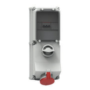 Bals Elektrotech - CEE-Steckdose abschaltbar, abgesichert (IEC 60309) Wandsteckdose abschaltbar 17534 verriegelt abgesich