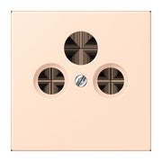 Jung - Einsatz/Abdeckung für Kommunikationstechnik Abdeckung für Sat/BK-Dose LC 990 SAT 228 rose pale (32091)
