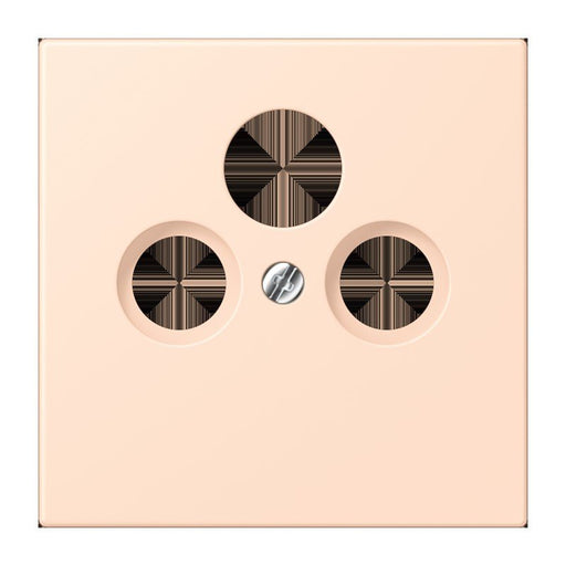 Jung - Einsatz/Abdeckung für Kommunikationstechnik Abdeckung für Sat/BK-Dose LC 990 SAT 228 rose pale (32091)