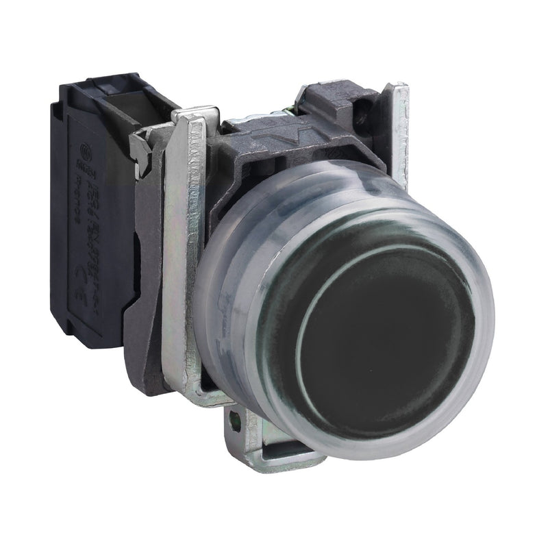 Schneider Electric - Drucktaster, Komplettgerät Drucktaster XB4BP21 1S, m.Schutzkapp.sw