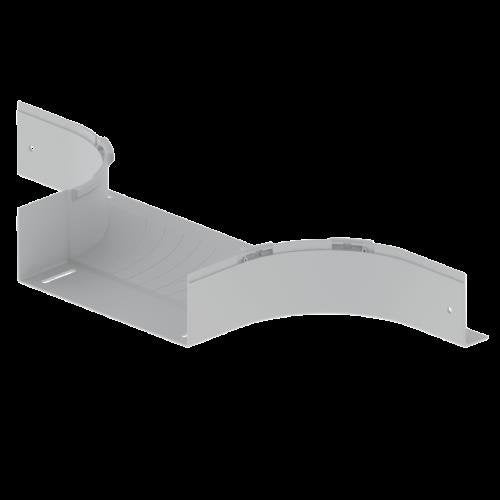 Unex - T-Stück für Kabelrinne T-Abzweiger 66348 lichtgrau, 100x300mm − 2 Stück