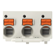 WAGO - Leiterplattensteckverbinder 1-Leiter-THT-Federleiste 2092-3153 CAGE CLAMP,lichtgrau − 100 Stück