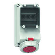 Bals Elektrotech - CEE-Steckdose abschaltbar, abgesichert (IEC 60309) Wandsteckdose abgesichert 15115 32A 4p 400V 6h IP67