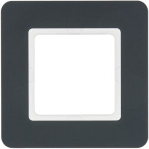 Berker - Abdeckrahmen Rahmen 1f. anth/samt 10116186