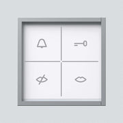 Siedle&Söhne - Funktionsmodul für Türkommunikation Zustandsanzeige-Modul ZAM 600-01 SM Silber-Metallic