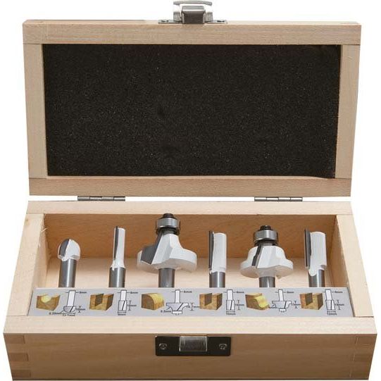 Makita - Fräser Set D-53540 8mm, 6-teilig