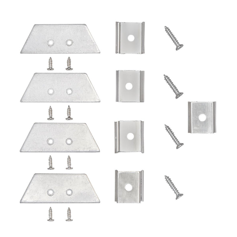 Nobile - Zubehör/Ersatzteile für Lichtschlauch/-band Ersatzkit für Alu Profil 5011149909 Aufbau, alu − 1 Stück