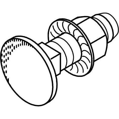 PohlCon (Puk) - Maschinenschraube/Bolzen Klemmschraube KLS 10x20 − 100 Stück