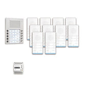 TCS Tür Control - Türsprech-Set audio:pack Aufputz f. 10WE PAAF102/001 m. Außenstation PES