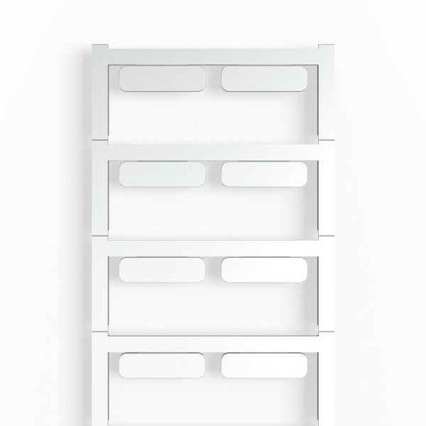 Weidmüller - Kennzeichnungsmaterial Schild SM 27/8 K SI NEUTRAL SwitchMark si − 80 Stück