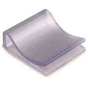 HellermannTyton - Befestigungsschelle für Kabel/Rohre Flachbandkabel-Klebesockel FCC25-PVC-GY (100) grau − 5000 Stück