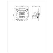 Busch-Jaeger - Einsatz/Abdeckung für Kommunikationstechnik VGA-Anschlussdose 0261/23 grau