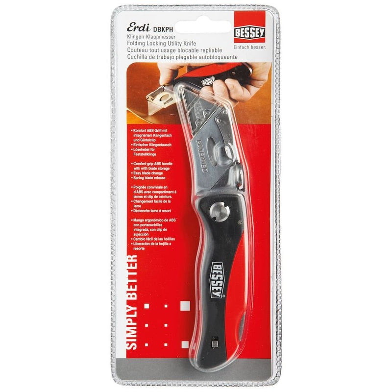 BESSEY - Messer Klingen-Klappmesser DBKPH-EU Kunststoffgriff