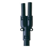 ABB Stotz S&J T&B - Verbinder für Wellschläuche Verschraubung Y-Form AL161313/Y/BL Nm16 Polyamid − 10 Stück