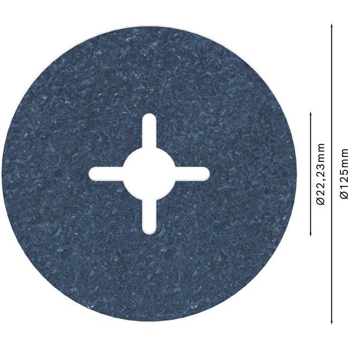 Bosch - Trenn-/Schleifscheibe PRO R574 Fiberscheibe, 2608607255 125 mm, G36