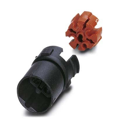 Phoenix Contact - Rundsteckverbinder, feldkonfektionierbar (Industriesteckverbinder) Kontaktträger SACC-MCI-M12MSB-5CON − 10 Stück