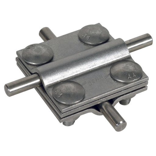 DEHN - Verbinder für Blitzschutz Kreuzstück KS 8.10 8.10 #318229 FL30 ZP FRSM8 V4A