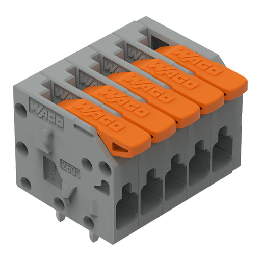 WAGO - Leiterplattenklemme 2601-1105/000-004 1,5mm²,sw − 100 Stück