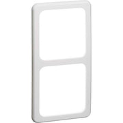 Peha - Abdeckrahmen Rahmen 2-fach rws D 80.672.02 waage/senkrecht