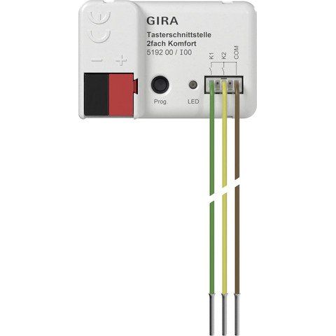 Gira - Bussystem-Binäreingang Tasterschnittst. 2f 519200 KNX Secure