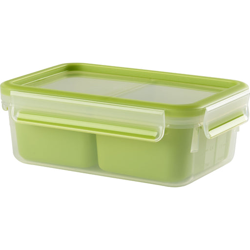 Emsa - Zubehör/Ersatzteile für Kleingeräte Snackbox CLIP GO Snack 1,2l m.Einsätzen rechteck