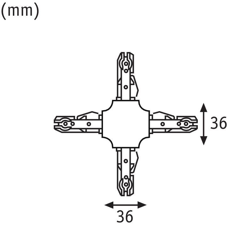 Paulmann - Lichttechnisches Zubehör/Ersatzteile für Leuchten Verbinder 976.87