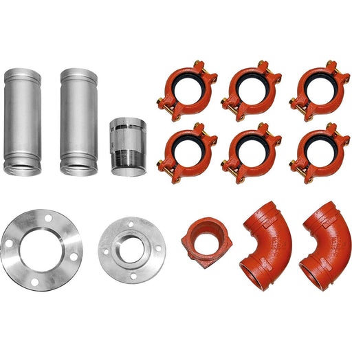 Bosch Thermotechnik - Zubehör/Ersatzteile für Wärmepumpe Anschluss-Set 3 8738206906 seitlich für T540-2