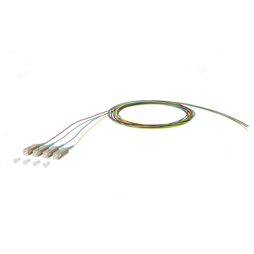 Metz Connect - LWL-Pigtail OpDAT Pigtail SC-PC 150M1CO0020E4 OM3 4 Farben − 4 Stück