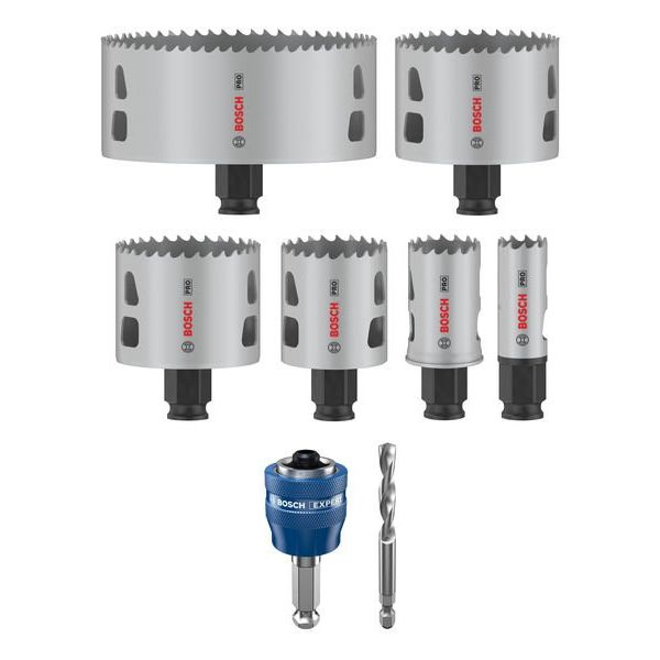 Bosch Power Tools - Werkzeugset PRO Multi Material PC Plus 2608594431VE(8) Lochsägen-Set 8-tlg.  − 1 Packung