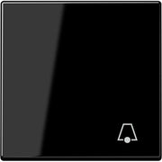 Jung - Abdeckung/Bedienelement für Installationsschalterprogramme Wippe Symbol Klingel A 590 BF K SW schwarz