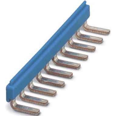 Phoenix Contact - Querverbinder/Brücker für Reihenklemme Einlegebrücke EB 10- DIK BU − 10 Stück