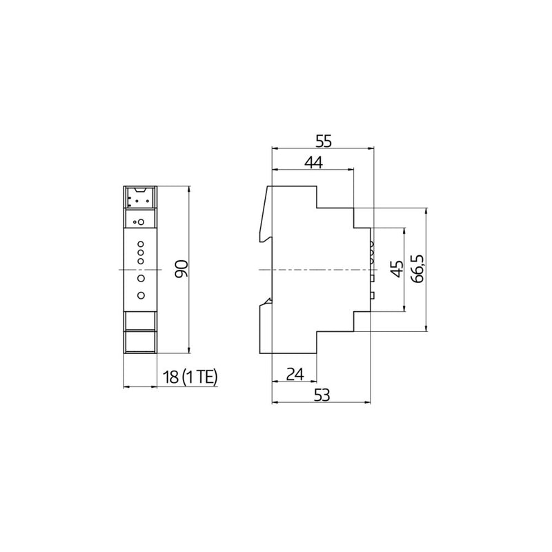 BEG Brück Electronic - Bussystem-Linien-/Bereichskoppler KNX-IP-Schnittstelle LAN-IF/KNXs REG weiß